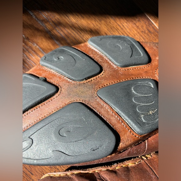 Olukai Men's Size13 Ohana Nubuck Leather Casual Lace Up Shoes Brown - Picture 6 of 11